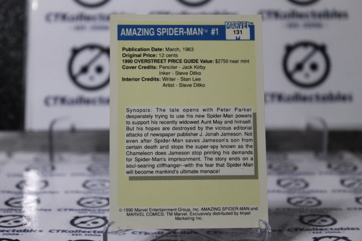 SPIDER-MAN # 131 MARVEL SUPER HEROES NM NON-SPORT TRADING CARD IMPEL 1990