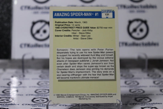 SPIDER-MAN # 131 MARVEL SUPER HEROES NM NON-SPORT TRADING CARD IMPEL 1990