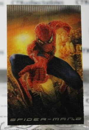 SPIDER-MAN 2 MARVEL COLUMBIA TRISTAR FILMS 3D NON-SPORT TRADING CARD 2004 CORNER CREASE