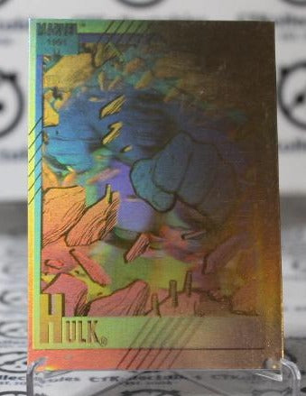 HULK # H-2 HOLOGRAM MARVEL IMPEL NM SUPER HEROES NON-SPORT TRADING CARD 1991