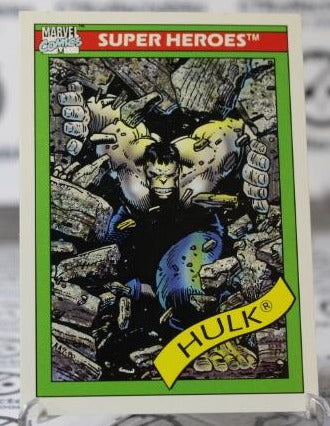 HULK # 17 MARVEL NM SUPER HEROES NON-SPORT TRADING CARD 1990