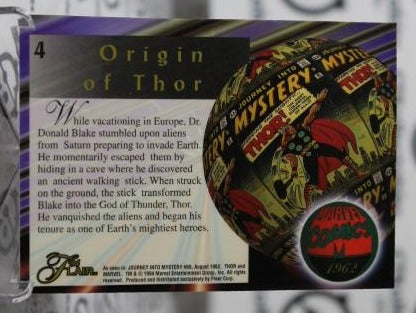 THOR # 4 MARVEL NM '94 FLAIR SUPER HEROES NON-SPORT TRADING CARD 1994