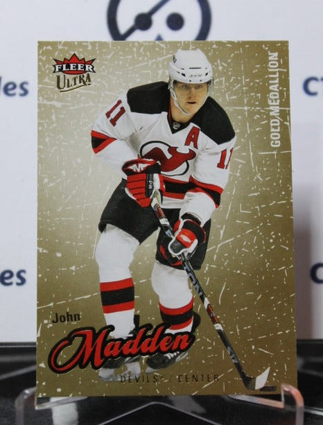 2008-09 FLEER ULTRA JOHN MADDEN # 44 NEW JERSEY DEVILS NHL HOCKEY TRADING CARD