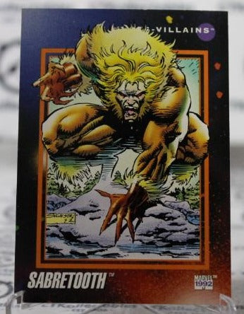 SABRETOOTH # 129 NM X-MEN MARVEL SUPER HEROES NON-SPORT TRADING CARD 1992