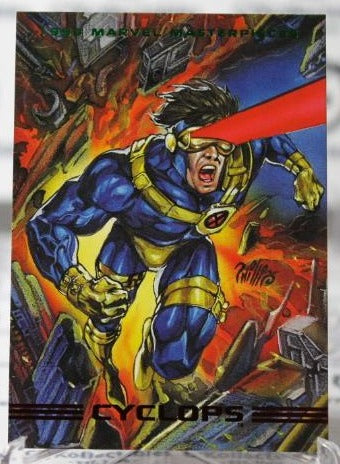 CYCLOPS # 7 X-MEN MARVEL MASTERPIECES NM SUPER HEROES NON-SPORT TRADING CARD 1993