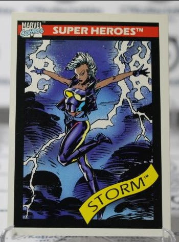 STORM # 48 X-MEN MARVEL NM SUPER HEROES NON-SPORT TRADING CARD IMPEL 1990