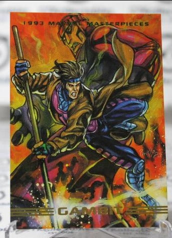 GAMBIT # 31 X-MEN MARVEL MASTERPIECES NM SUPER HEROES NON-SPORT TRADING CARD SKYBOX 1993