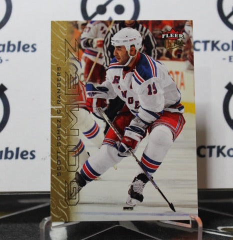 2009-10 FLEER ULTRA SCOTT GOMEZ # 101 NEW YORK RANGERS NHL HOCKEY TRADING CARD