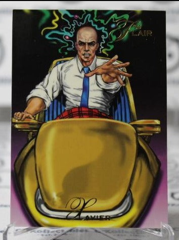 XAVIER # 10 X-MEN MARVEL F SUPER HEROES NON-SPORT TRADING CARD FLAIR 1994
