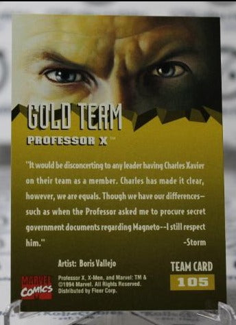 PROFESSOR X # 105 X-MEN ' 95 FLEER ULTRA MARVEL NM SUPER HEROES NON-SPORT TRADING CARD 1994