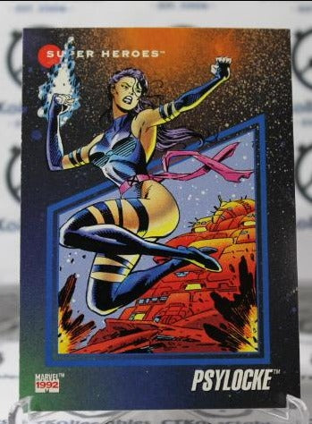 PSYLOCKE # 51 X-MEN MARVEL NM SUPER HEROES NON-SPORT TRADING CARD IMPEL 1992