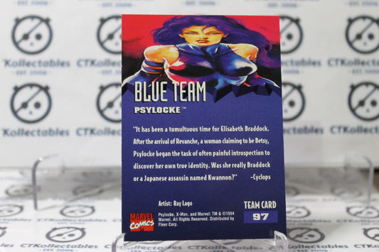 PSYLOCKE # 97 X-MEN '95 FLEER ULTRA MARVEL NM SUPER HEROES NON-SPORT TRADING CARD 1994