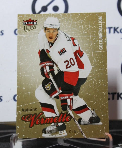 2008-09 FLEER ULTRA ANTOINE VERMETTE # 62 OTTAWA SENATORS NHL HOCKEY CARD