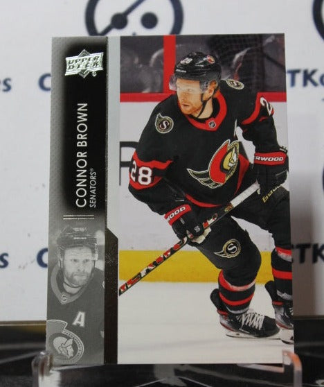 2021-22 UPPER DECK CONNOR BROWN # 375 OTTAWA SENATORS HOCKEY CARD