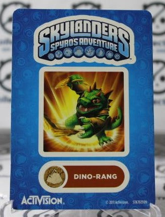 SKYLANDERS DINO-RANG SPYRO'S ADVENTURE NM NON-SPORT ACTIVISION CARD 2011