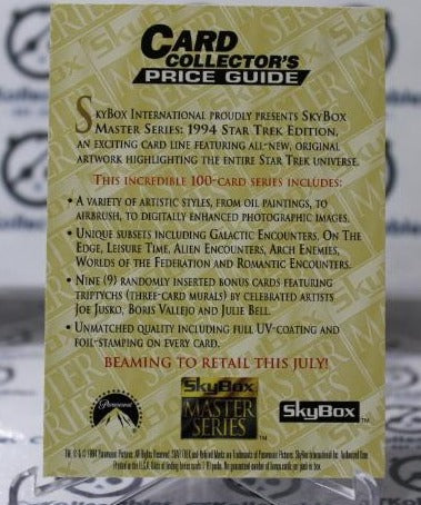 STAR TREK MASTER SERIES PROMO NM NON-SPORT SKYBOX CARD 1994