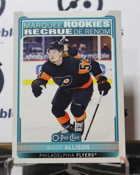 2021-22 O-PEE-CHEE WADE ALLISON # 514 MARQUEE ROOKIE PHILADELPHIA FLYERS HOCKEY CARD