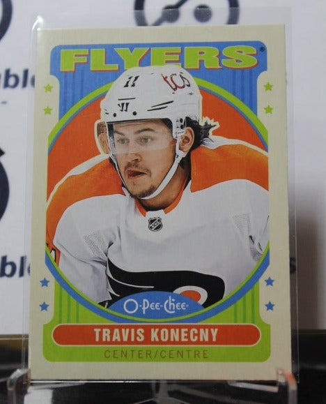 2021-22 O-PEE-CHEE TRAVIS KONECNY # 477 RETRO PHILADELPHIA FLYERS HOCKEY CARD