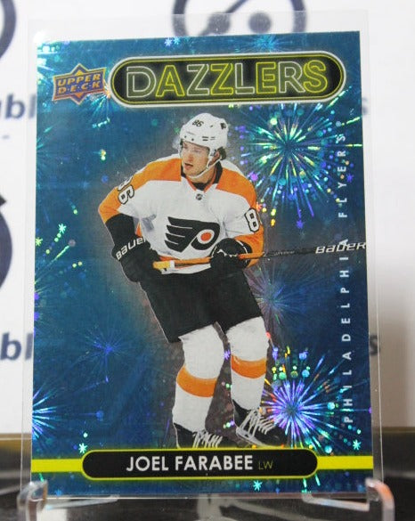 2021-22 UPPER DECK JOEL FARABEE # DZ-84 DAZZLERS PHILADELPHIA FLYERS NHL HOCKEY CARD