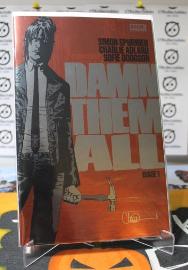 DAMN THEM ALL # 1 VARIANT FOIL COVER BOOM STUDIOS COMIC BOOK 2022 HORROR