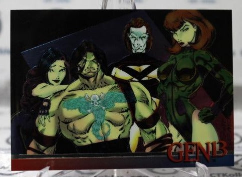 GEN13 # 7 NON-SPORT EVENT COMICS/WIZARD MAGAZINE PROMO CARD (CHROME) 1996