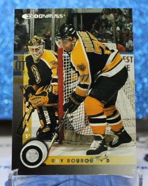RAY BOURQUE # 66 DONRUSS 1996-97 BOSTON BRUINS NHL HOCKEY TRADING CARD