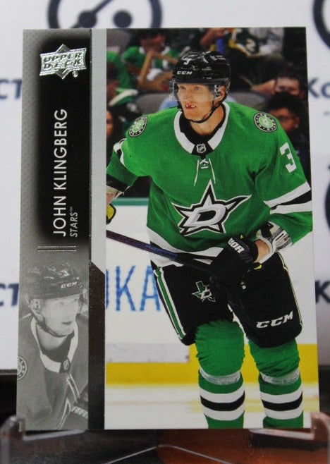2021-22 UPPER DECK JOHN KLINGBERG # 311 DALLAS STARS NHL HOCKEY TRADING CARD