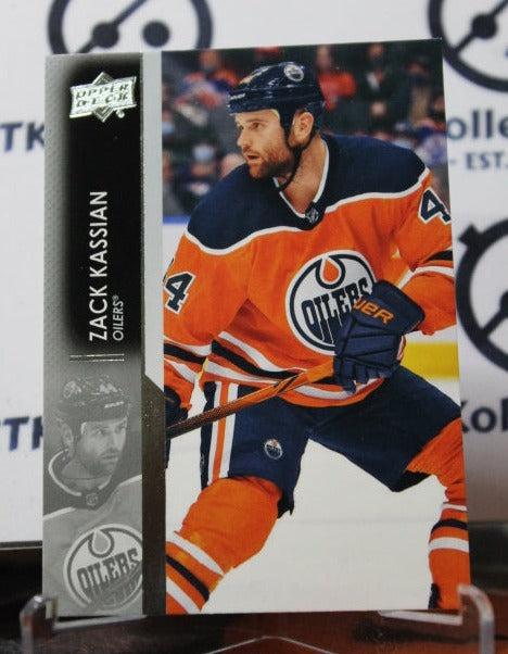 2021-22 UPPER DECK ZACK KASSIAN # 322 EDMONTON OILERS HOCKEY CARD