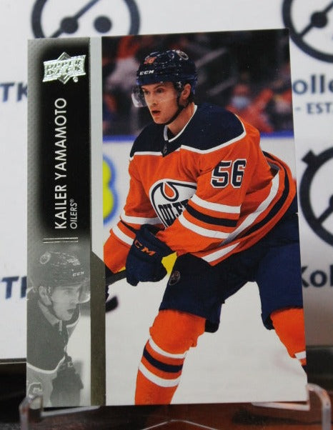2021-22 UPPER DECK KAILER YAMAMOTO # 325 EDMONTON OILERS HOCKEY CARD