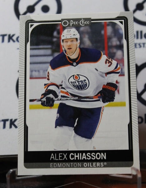 2021-22 O-PEE-CHEE ALEX CHIASSON # 234 EDMONTON OILERS NHL HOCKEY CARD