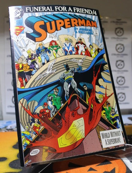 SUPERMAN # 76 DC FUNERAL FOR A FRIEND / 4 COMIC BOOK 1993