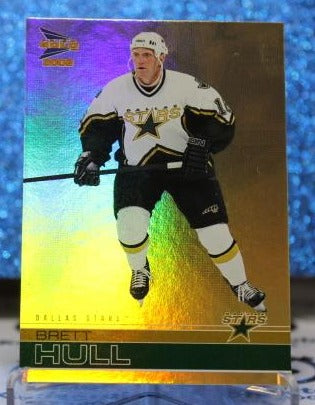 BRETT HULL # 9 McDONALD'S PACIFIC 2001-02 DALLAS STARS NHL HOCKEY TRADING CARD