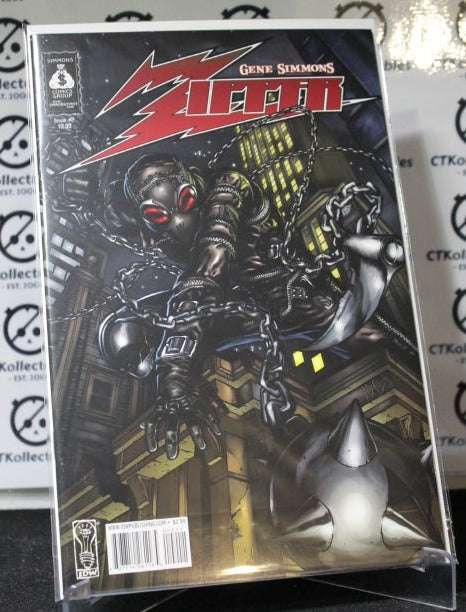 ZIPPER # 2 GENE SIMMONS IDW COMIC BOOK 2007