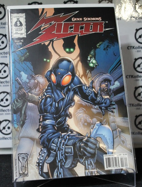 ZIPPER # 3 GENE SIMMONS IDW COMIC BOOK 2007