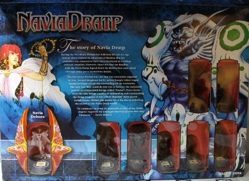 NAVIA DRATP COLLECTIBLE MINIATURES GAME STARTER SET 2 UNOPENED BOX BY BANDAI 2004