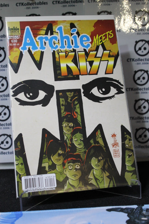 ARCHIE MEETS KISS # 630 VARIANT EDITION ACE COVER ARCHIE COMICS 2012