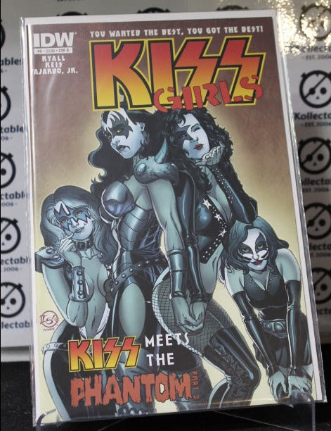 KISS GIRLS #6 KISS MEETS THE PHANTOM B COVER IDW COMICS 2012