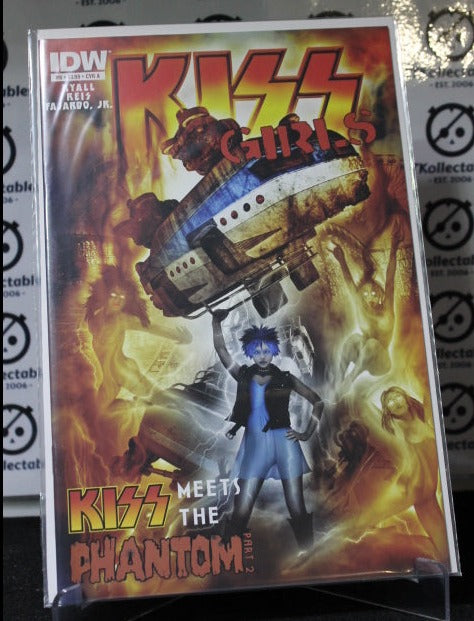 KISS GIRLS #6 KISS MEETS THE PHANTOM A COVER IDW COMICS 2012