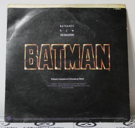 BATMAN - PRINCE - BATDANCE - 7" 45 VINYL RECORD w PICT SLV - 1989