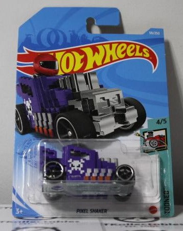 HOT WHEELS STARS MATTEL 4/5 PIXEL SHAKERE 59/250 TOONED LONG CARD 2020