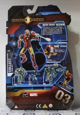 IRON MAN ACTION FIGURE 2008 HASBRO MARVEL COMIC BOOK SUPER HERO UNOPENED