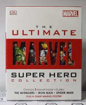 MARVEL THE ULTIMATE SUPER HERO COLLECTION 3 BOOK BOX SET THE AVENGERS, IRONMAN, SPIDER-MAN NM / VF (HARDCOVER) 2015