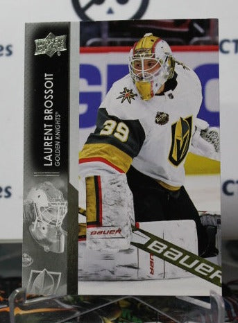 2021-22 UPPER DECK LAURENT BROSSOIT # 654 NHL GOLDEN KNIGHTS HOCKEY CARD