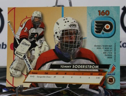 1992-93 FLEER ULTRA  TOMMY SODERSTROM # 160  PHILADELPHIA FLYERS NHL HOCKEY CARD