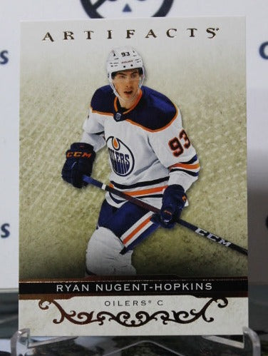 2021-22 UPPER DECK ARTIFACTS RYAN NUGENT-HOPKINS # 67 ROSE GOLD EDMONTON OILERS HOCKEY CARD
