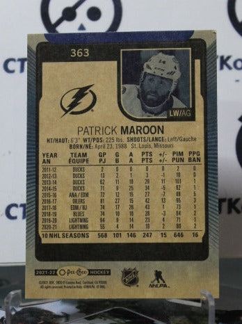 2021-22 O-PEE-CHEE ERIK CERNAK # 227 BLUE TAMPA BAY LIGHTNING HOCKEY CARD