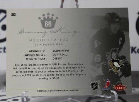 MARIO LEMIEUX # SK1 SCORING KING FLEER ULTRA 2005-06 PITTSBURGH PENGUINS NHL HOCKEY TRADING CARD
