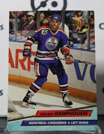 1992-93 FLEER VINCENT DAMPHOUSSE # 103 EDMONTON OILERS HOCKEY CARD