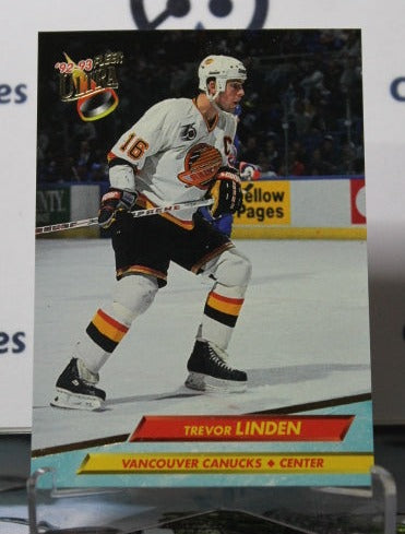 1992-93 FLEER ULTRA TREVOR LINDEN # 222 VANCOUVER CANUCKS NHL HOCKEY TRADING CARD