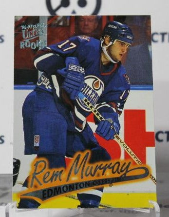 REM MURRAY # 60 FLEER ULTRA ROOKIE 1996-97 EDMONTON OILERS NHL HOCKEY TRADING CARD